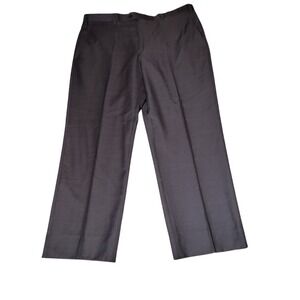 Santorelli Romeo Dress Pants Sz 38 (38"x28.5") Luxury Serge Made Italy Wool Gray